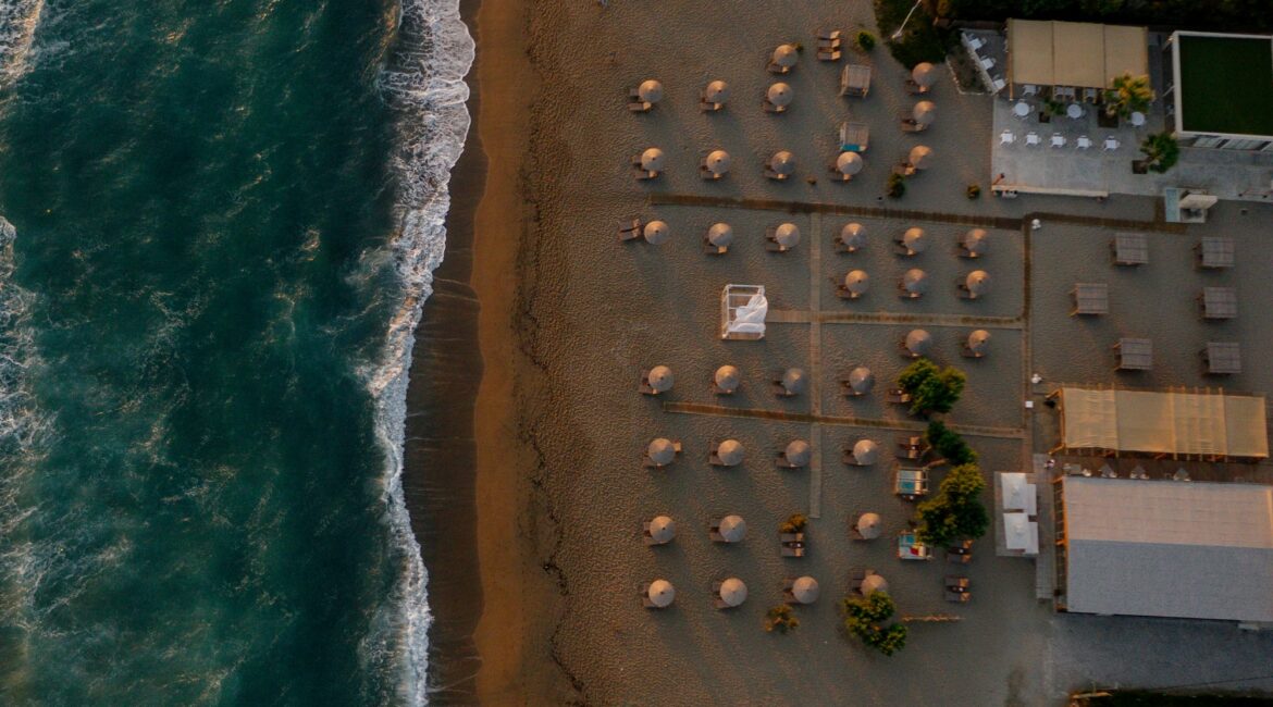 Paralos Lifestyle Beach Crete drone beach footage