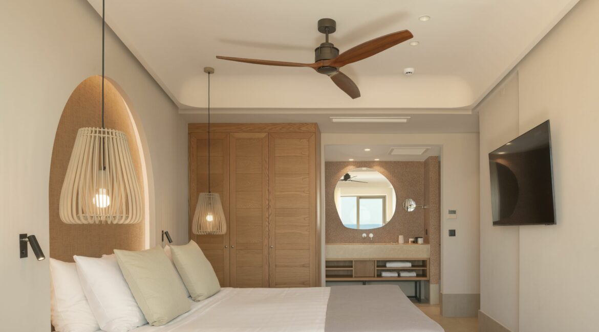 Paralos Venus Suites Crete Junior Suite Sea View spacious suite and contemporary design