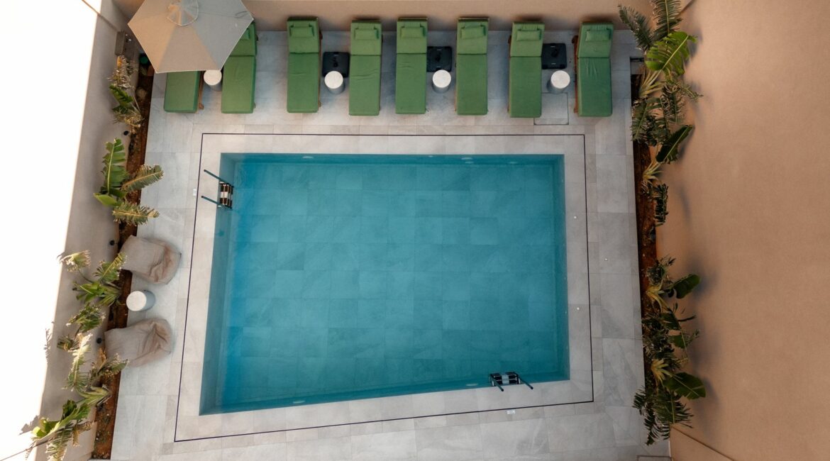 Paralos Venus Suites Crete quiet poolside setting
