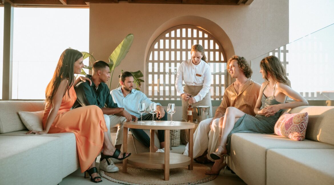 Paralos Venus Suites Crete stunning rooftop setting