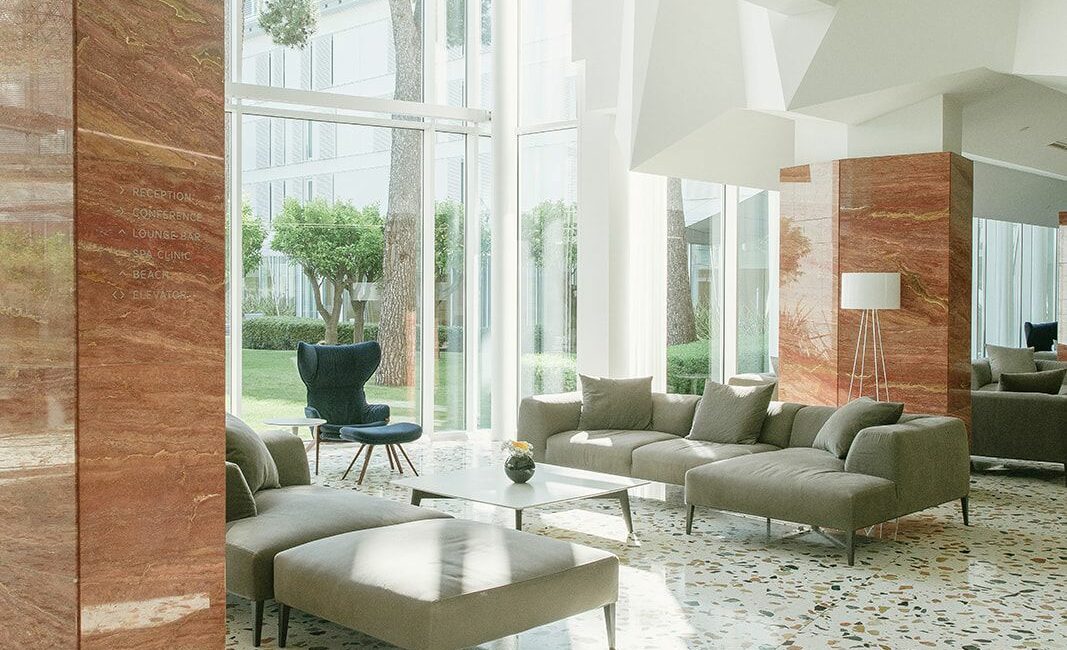 Bellevue Hotel modern interior Losinj Croatia
