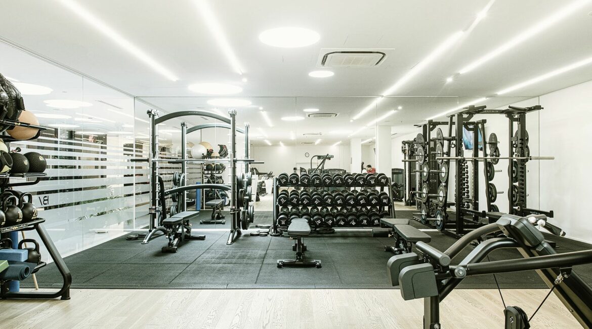 Bellevue Hotel spacious gym Losinj Croatia