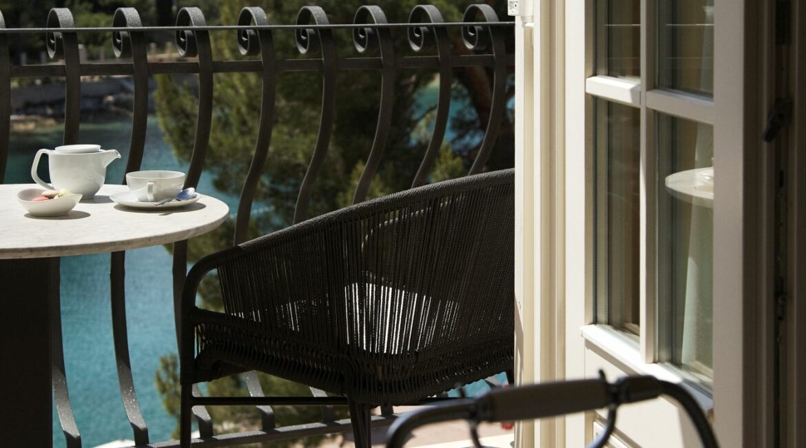 Boutique Hotel Alhambra Alhambra Suite furnished balcony Losinj Croatia
