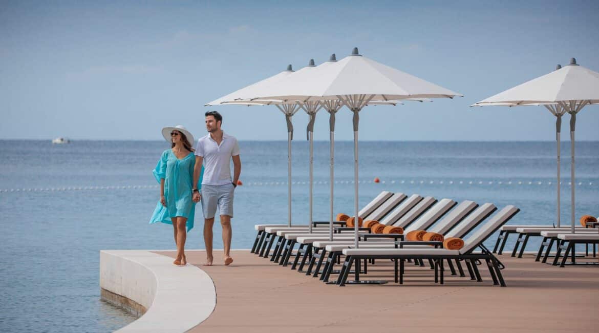 Boutique Hotel Alhambra bathing platforms with sea access Losinj Croatia