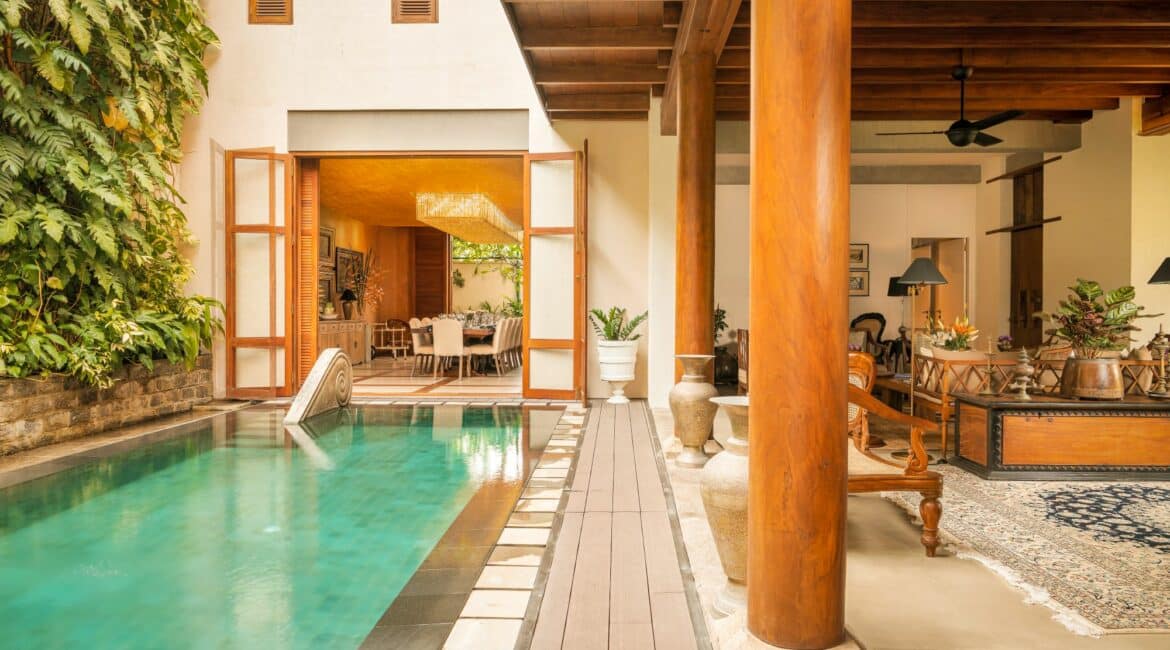 ISHQ Boutique Hotel Colombo Living Area & Pool