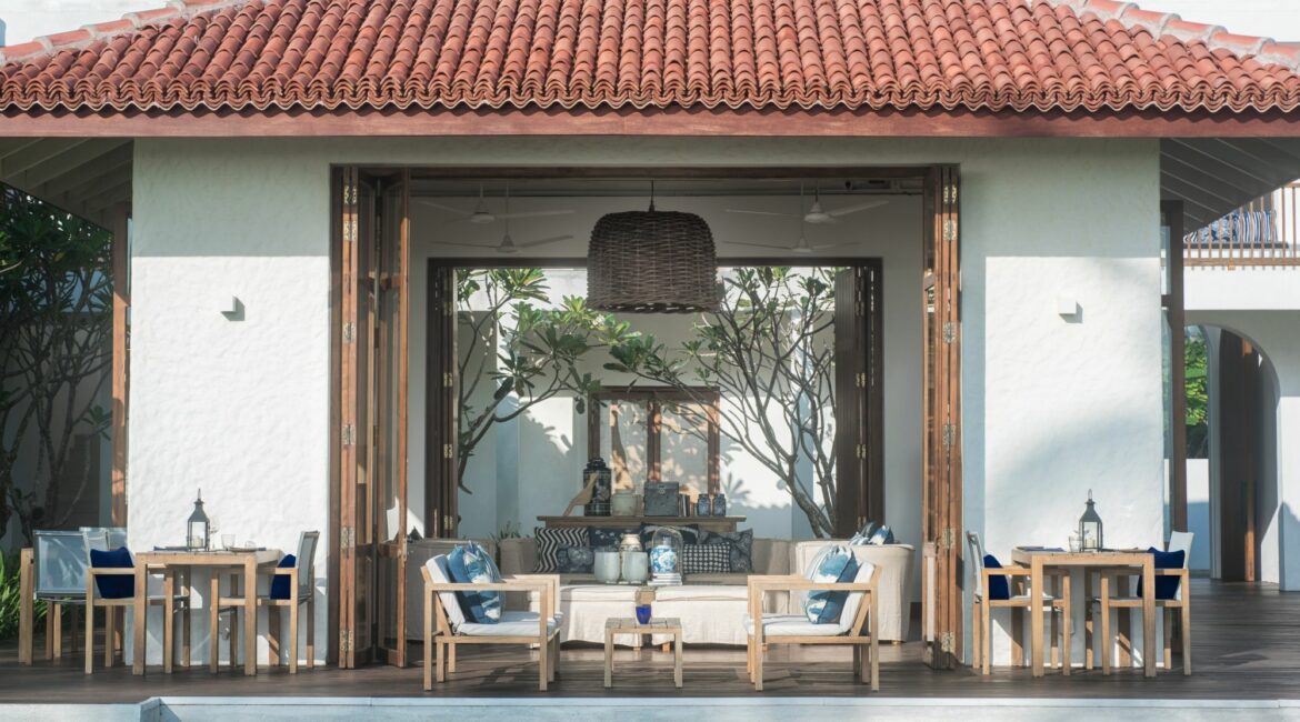 Kumu Beach Balapitiya Sri Lanka alfresco lounge