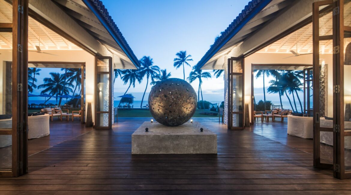 Kumu Beach Balapitiya Sri Lanka beautiful entrance and Indian ocean views