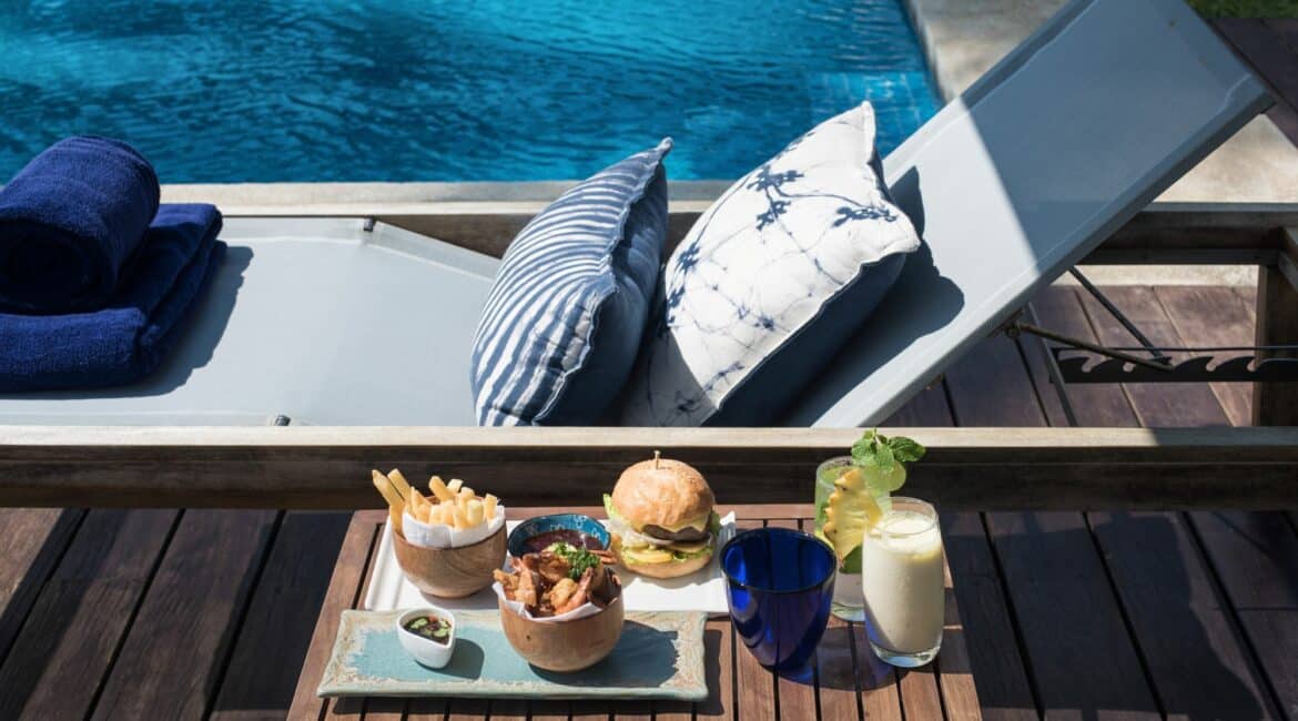 Kumu Beach Balapitiya Sri Lanka delicious poolside eats
