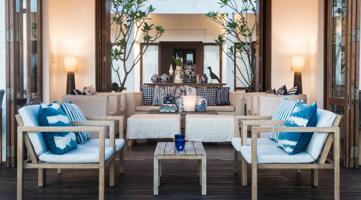 Kumu Beach Balapitiya Sri Lanka stunning design in the alfresco lounge