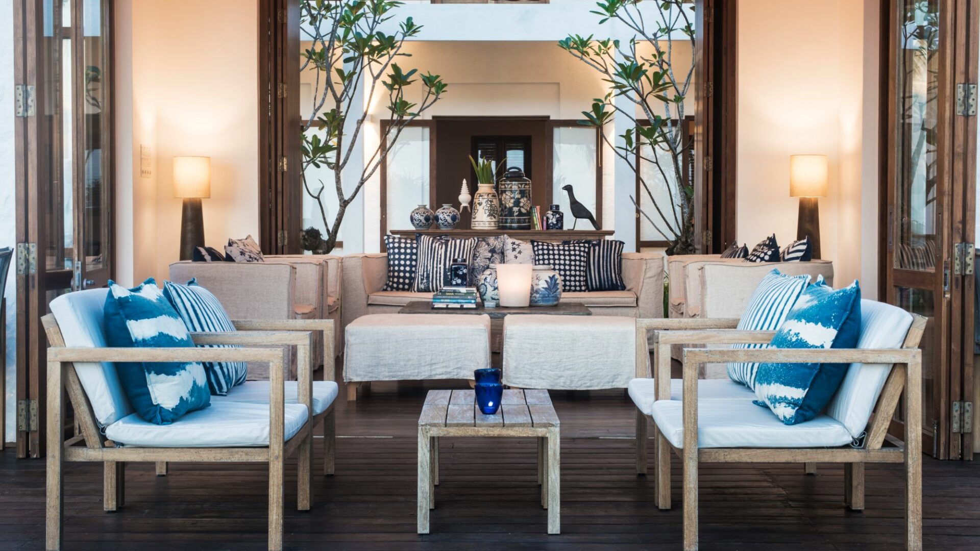 Kumu Beach Balapitiya Sri Lanka stunning design in the alfresco lounge