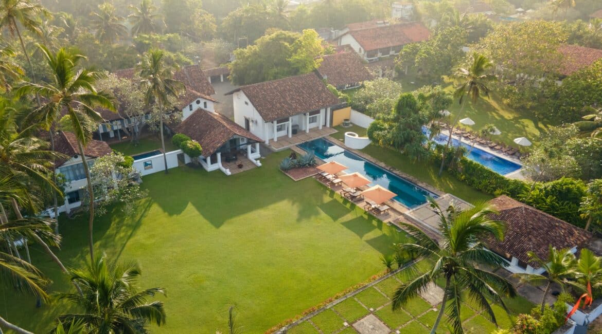 The Villa Bentota Aerial footage