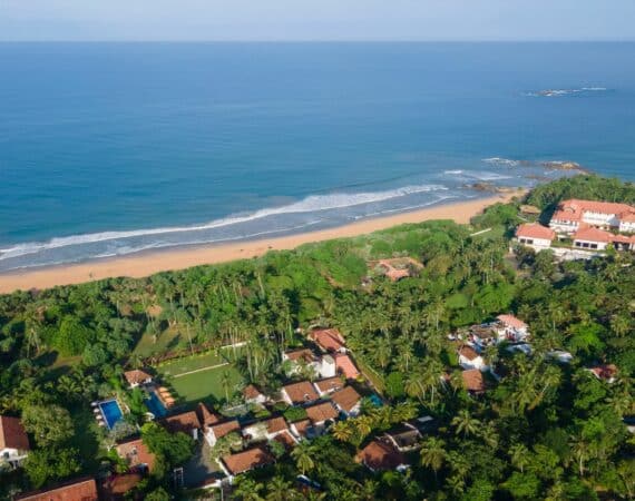 The Villa Bentota set just moments from Bentota Beach, perfectly placed for coastal strolls and sea swims.