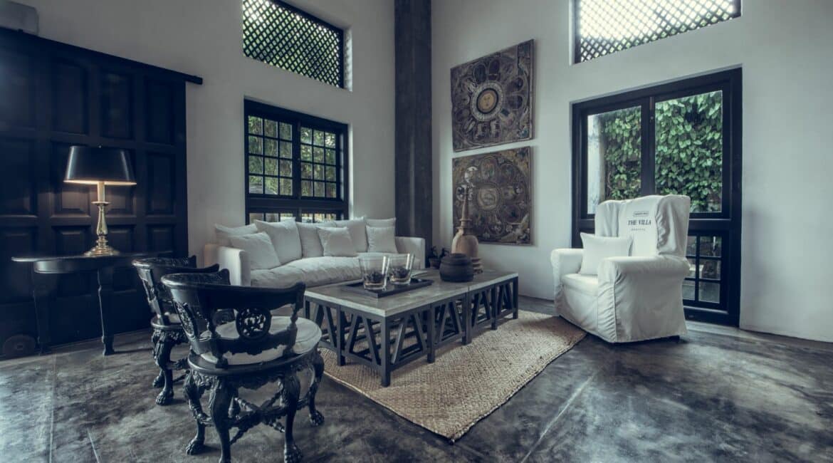 The Villa Bentota lobby