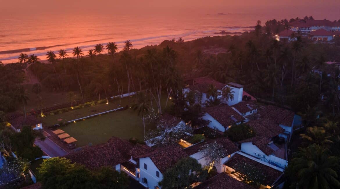 The Villa Bentota sunset views