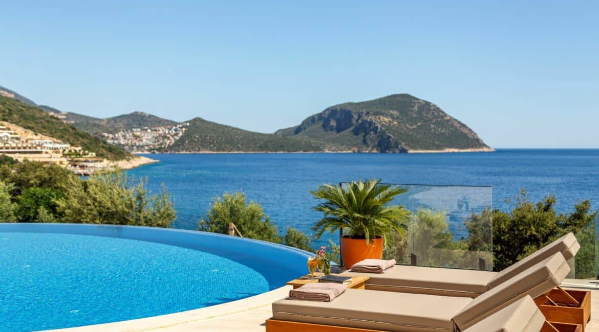 Villa Guney Exclusive 5 bedroom villa Kalamar Bay Kalkan best views in Kalkan
