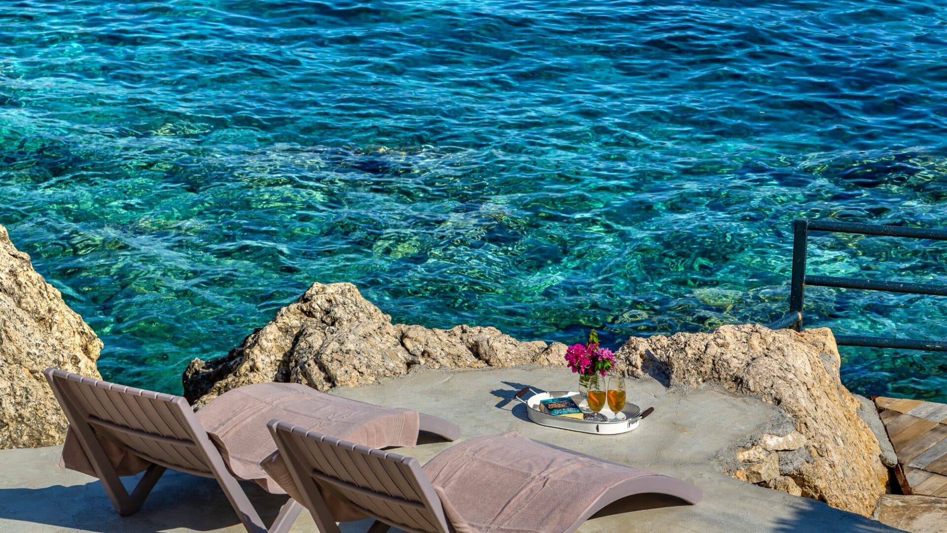 Villa Guney Exclusive 5 bedroom villa Kalamar Bay Kalkan stunning bathing platforms