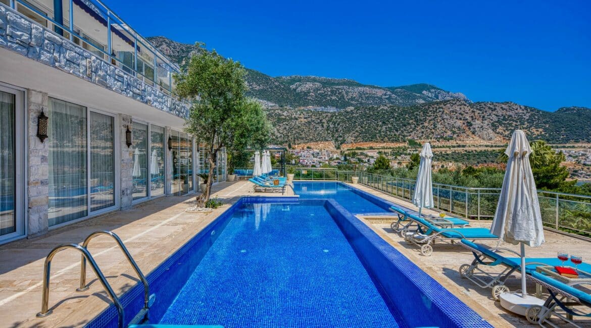 Villa Oasis Kalkan enormous outside space wonderful for multi genertional family stays