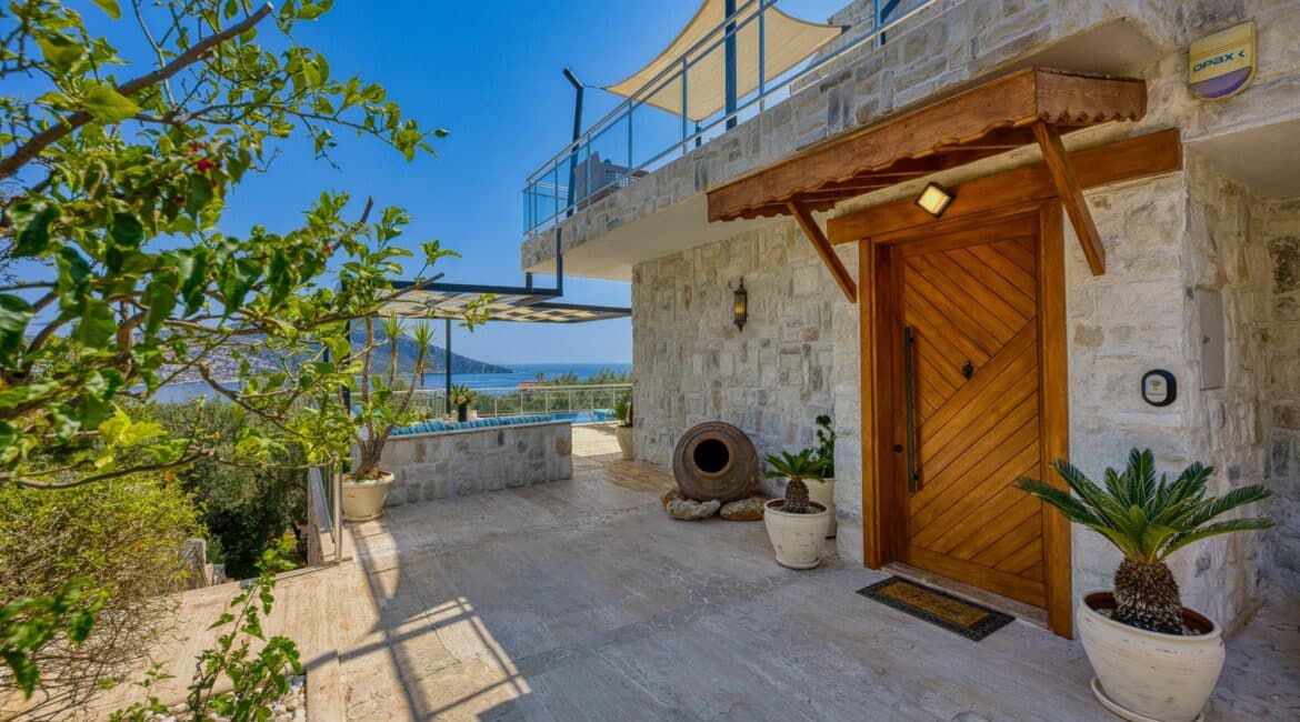 Villa Oasis Kalkan entrance to the villa