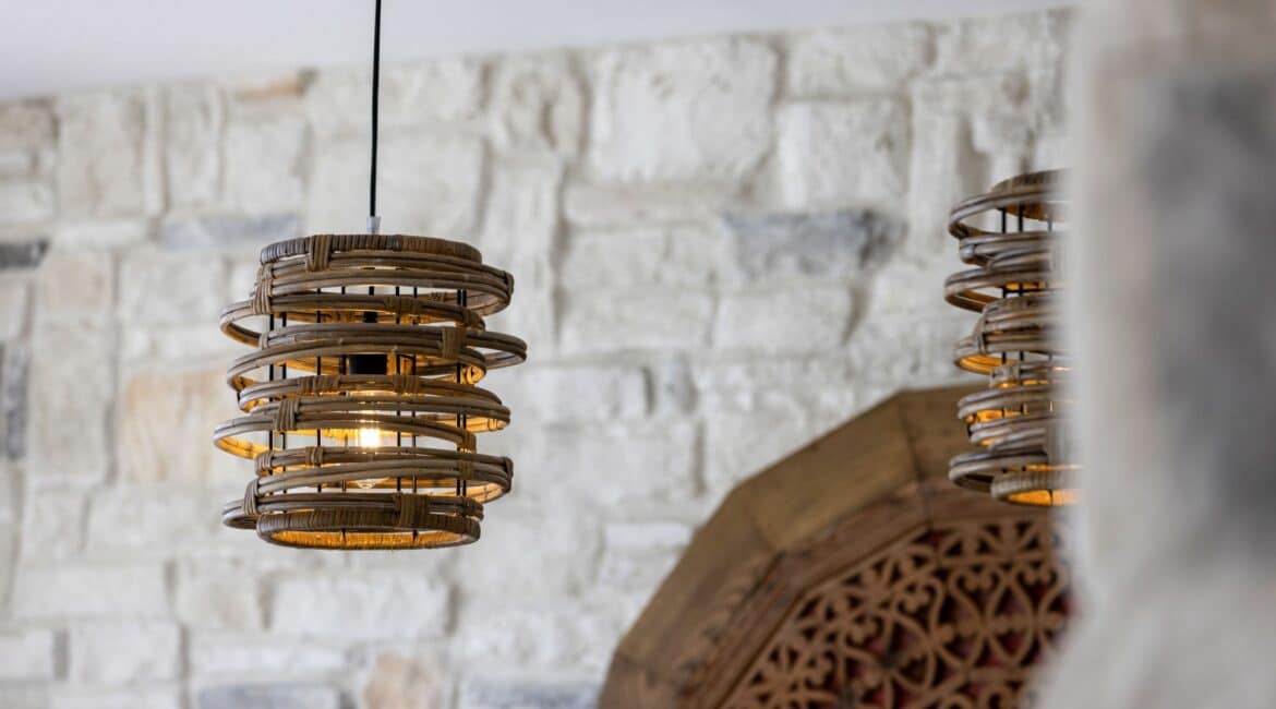Villa Oasis Kalkan feature lighting