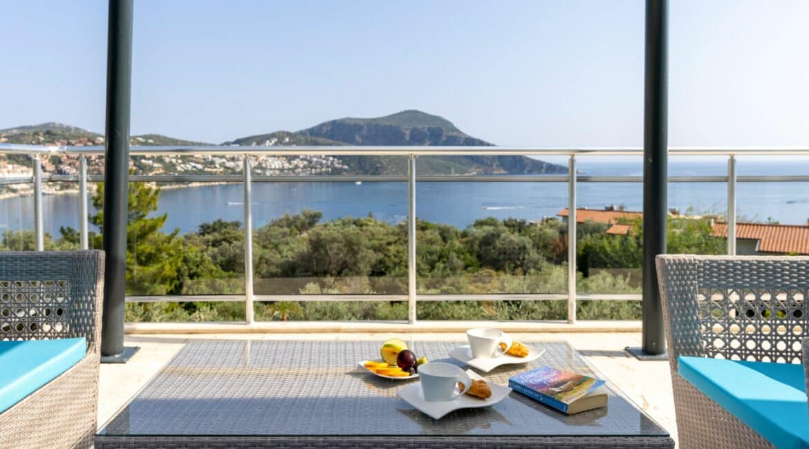 Villa Oasis Kalkan glorious views across the bay and several furnished terraces