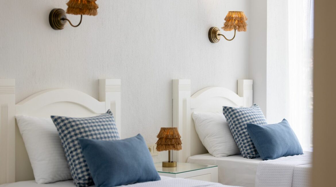 Villa Oasis Kalkan twin bedroom