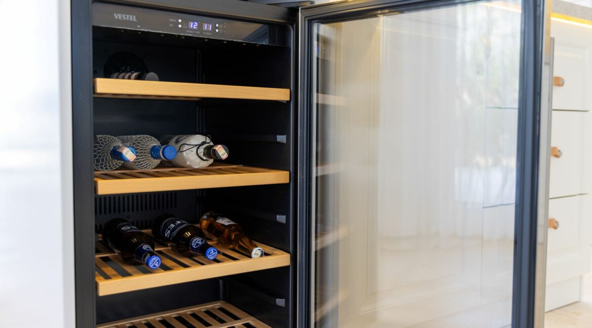 Villa Oasis Kalkan wine fridge