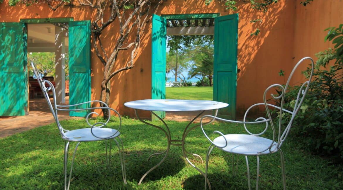 The Last House Tangalle Sri Lanka walled gardens