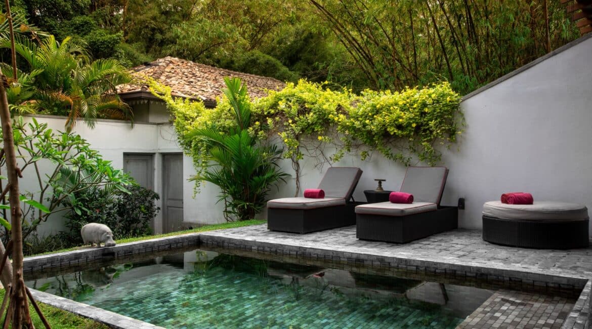 The Wallawwa Mountbatten Suite plunge pool