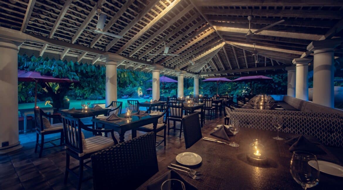 The Wallawwa Pavilion dining room