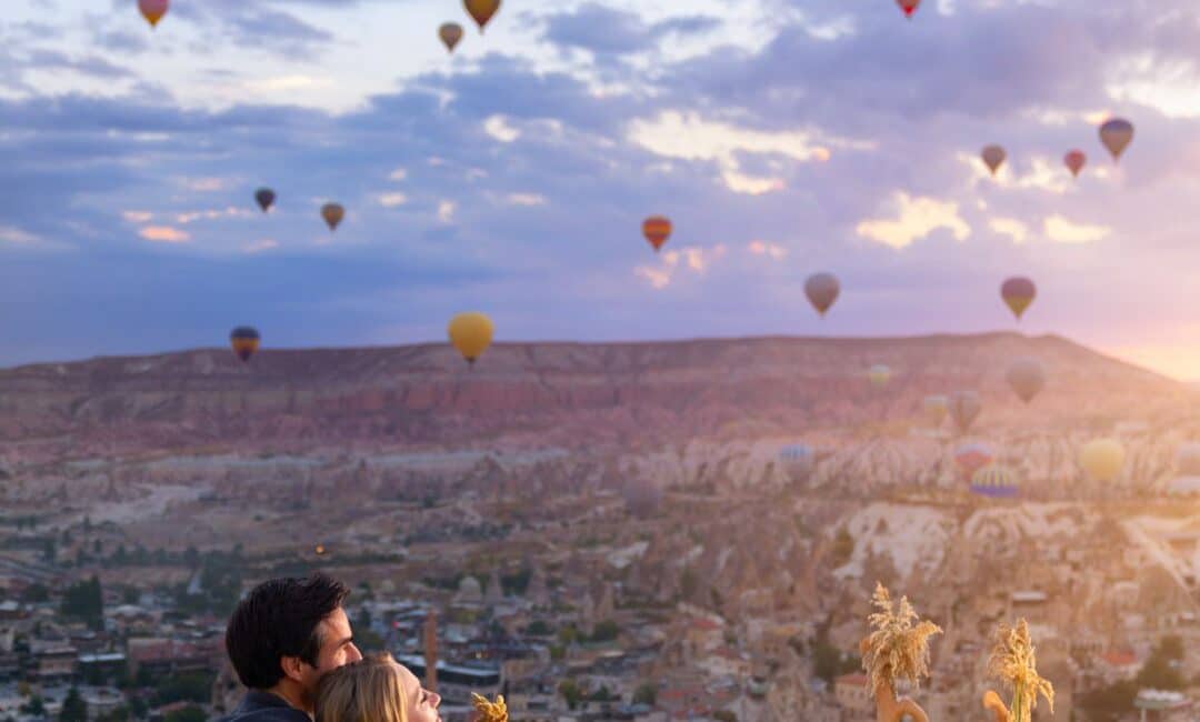 Balloon skylines and stunning Cappadocia views