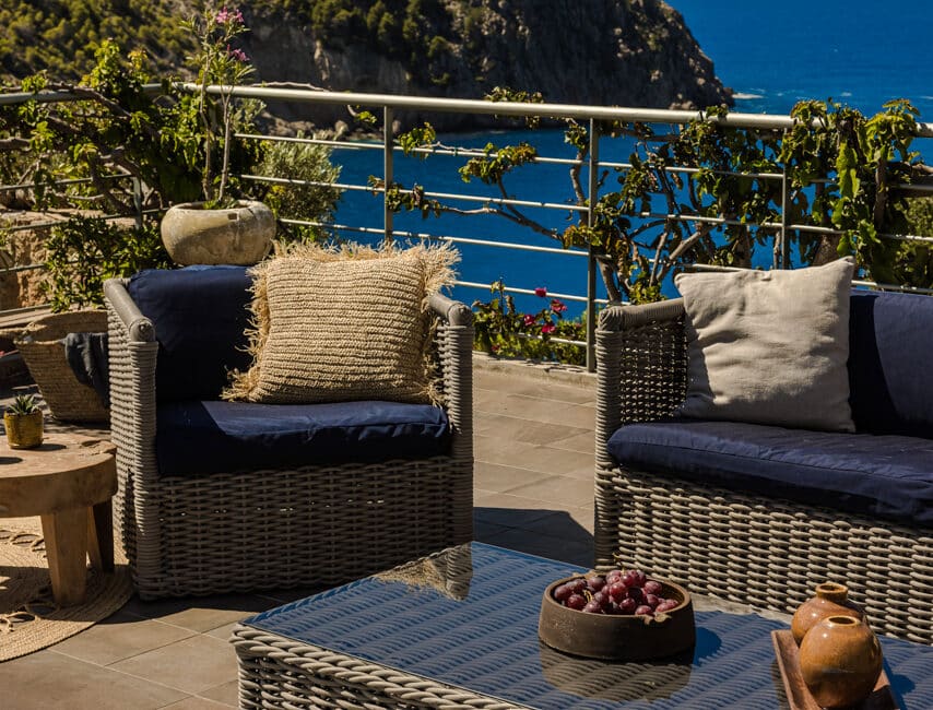 Villa Glaroni chic outdoor spaces with sparkling sea backdrop Braunis Horio Kefalonia