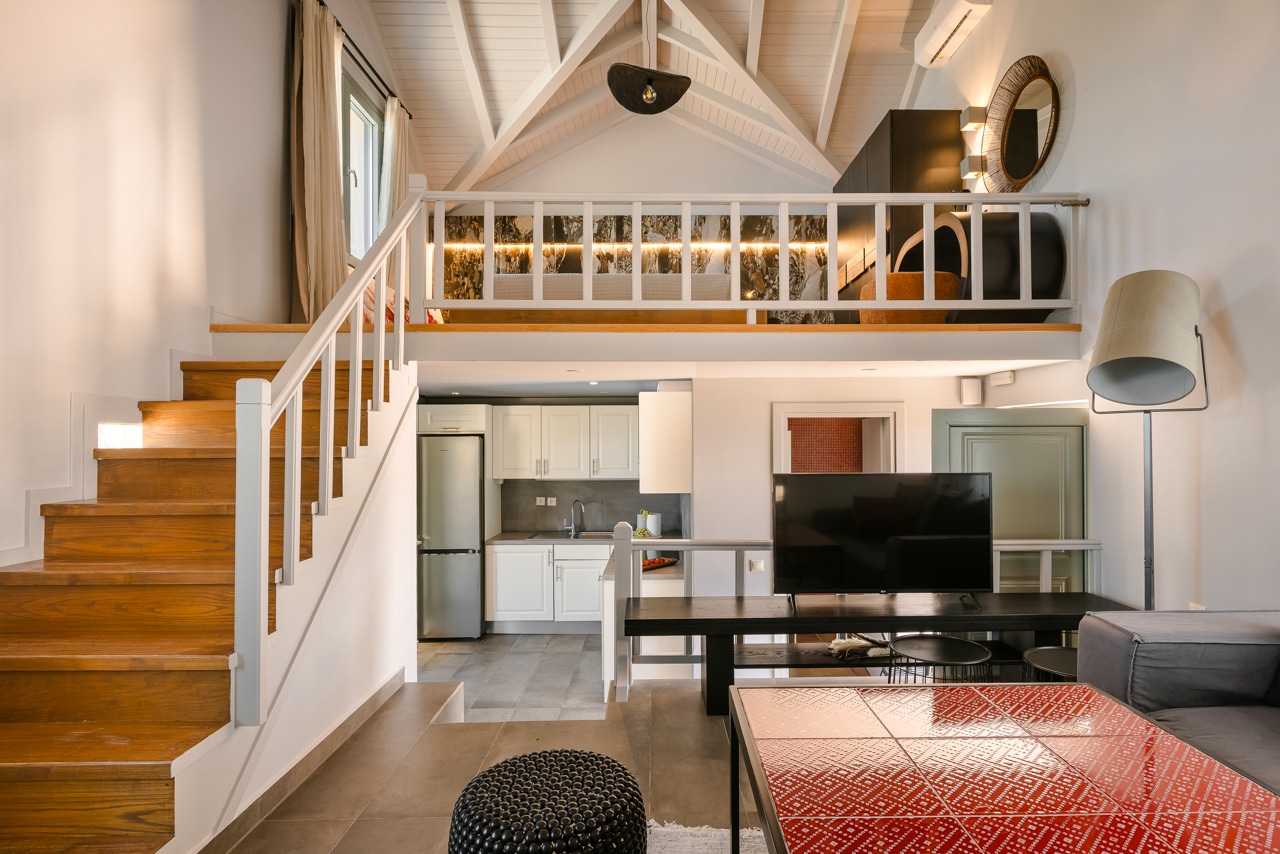 Villa Agapi spacious open-plan interiors with natural light Braunis Horio Kefalonia