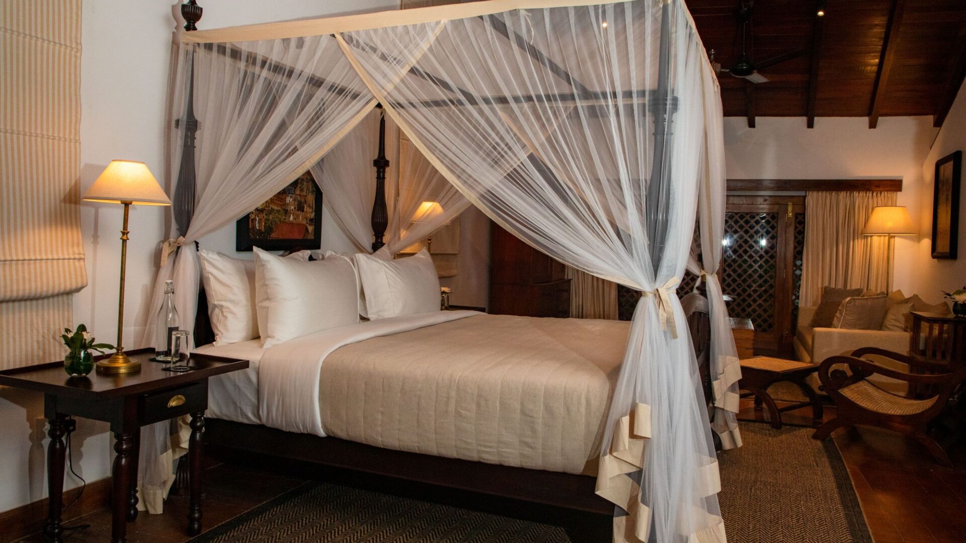 Landesi Galle Fort Sri Lanka Premium Family Room by night