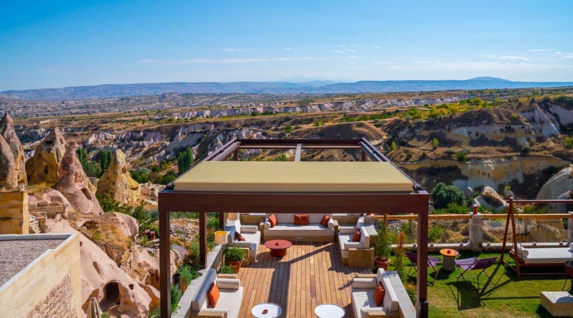 Taskonaklar Hotel with stunning views over Cappadocia