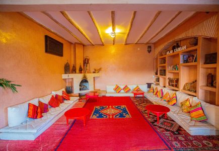 Atlas Kasbah comfortable sitting areas inside