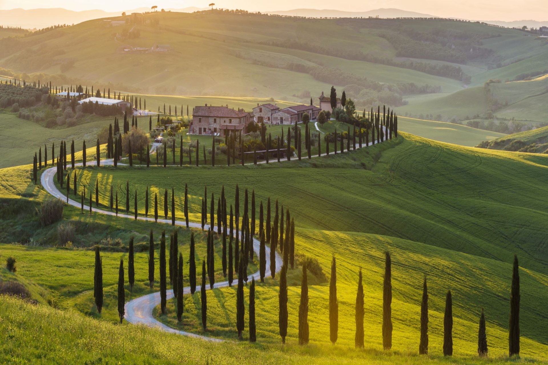 Beautiful Tuscany Sunset