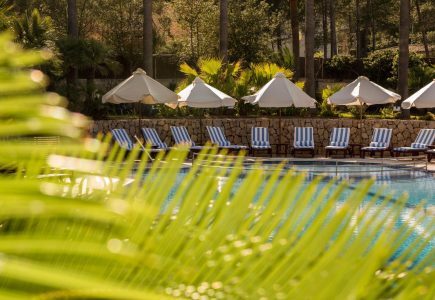 Cala Sant Vicenc poolside and serene surrounds