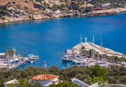 Glorious harbour views from the A' La Carte restaurant at the Oasis Hotel