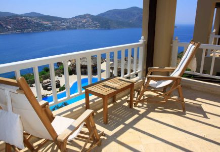 Likya Residence Balcony and sea views of 201