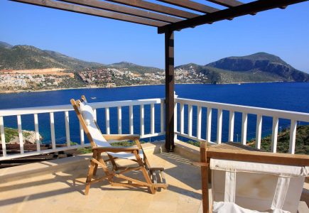 Likya Residence Balcony and sea views of 308