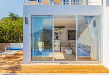 Likya Pavilion Loft pool suite land facing