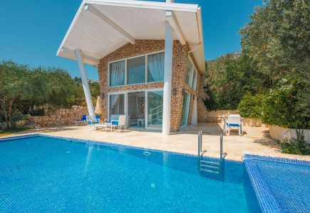 Upgraded outdoor living space at Likya Pavilion in Kalkan, introduced for summer 2023