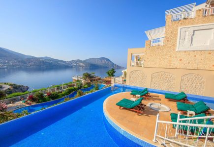 Likya Residence swimming pool and sea views