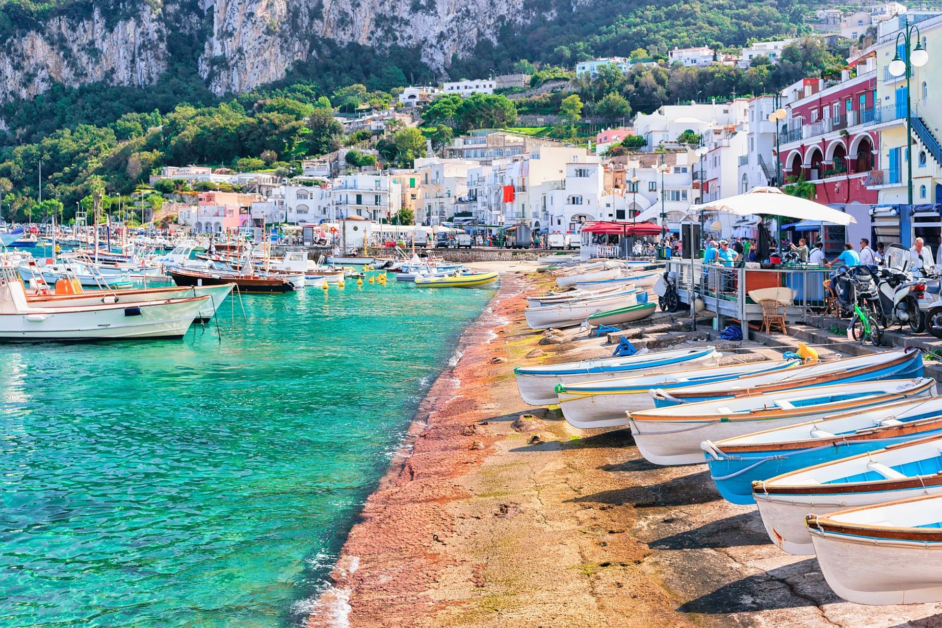 Marina Grande shoreline