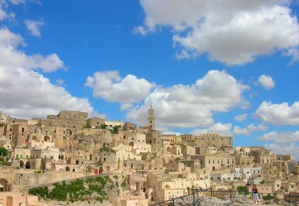 Matera and the clouds