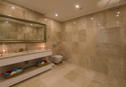 Villa Ozma marble bathroom
