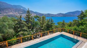 Villa Arycanda Swimming Pool Sea and Garden View