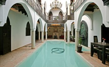 The pool of Riad Opale
