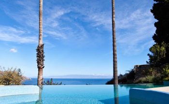 Ashbee hotel infinity pool with stunning views